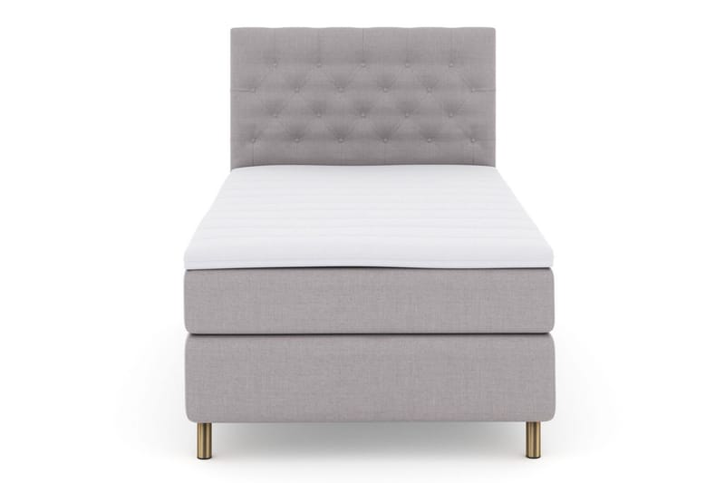 Jenkkisänky Choice No 3 120x200 Medium - Vaaleanharmaa/Kupari - Huonekalut - Sänky - Yhden hengen sängyt