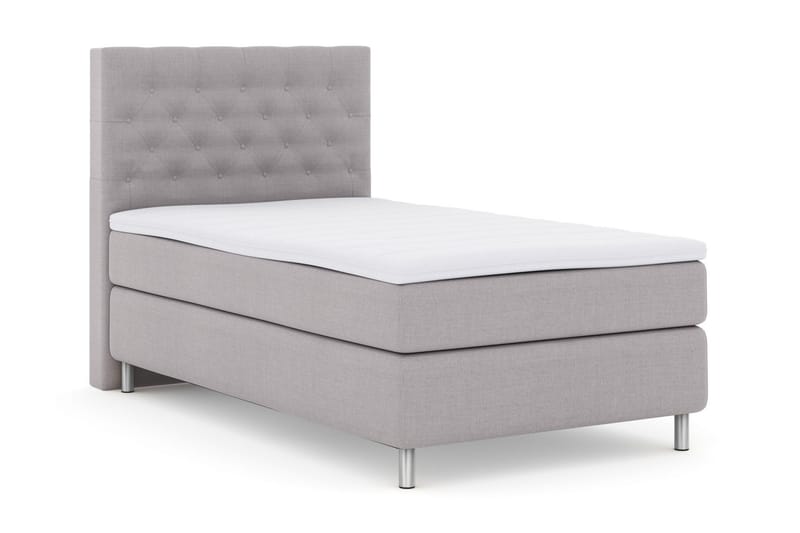 Jenkkisänky Choice No 3 120x200 Medium - Vaaleanharmaa/Metalli - Huonekalut - Sänky - Jenkkisängyt