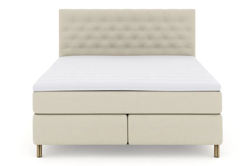 Jenkkisänky Choice No 3 210x210 Kova, Beige/Kupari