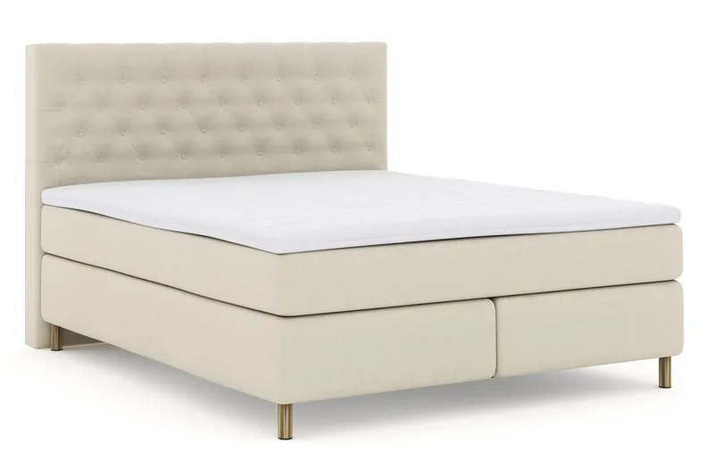 Jenkkisänky Choice No 3 210x210 Kova - Beige/Kupari - Huonekalut - Sänky - Parisänky
