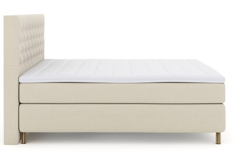 Jenkkisänky Choice No 3 210x210 Medium - Beige/Kupari - Huonekalut - Sänky - Jenkkisängyt