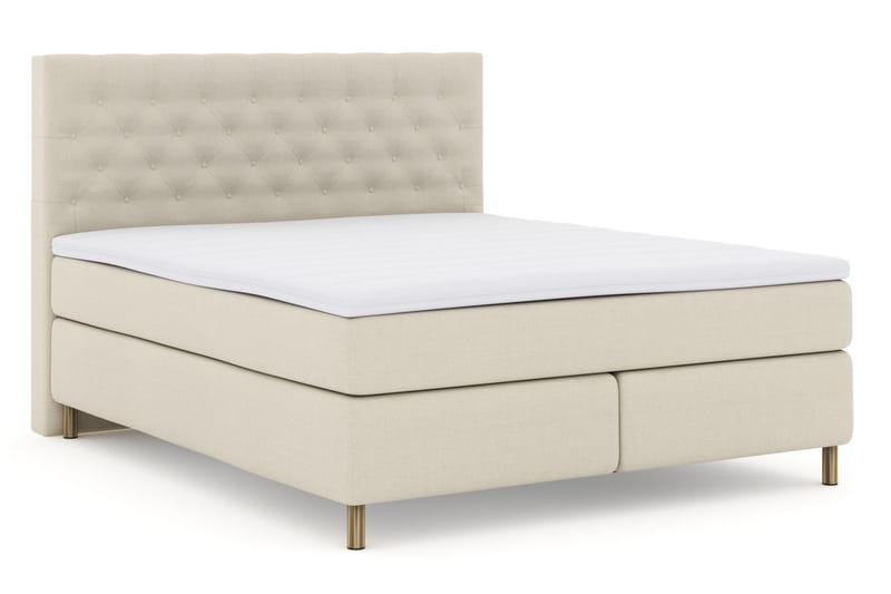 Jenkkisänky Choice No 3 210x210 Medium - Beige/Kupari - Huonekalut - Sänky - Jenkkisängyt