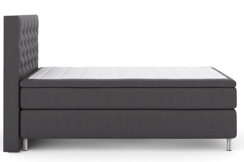 Jenkkisänky Choice No 4 120x200 Medium - Tummanharmaa/Metalli - Huonekalut - Sänky - Yhden hengen sängyt