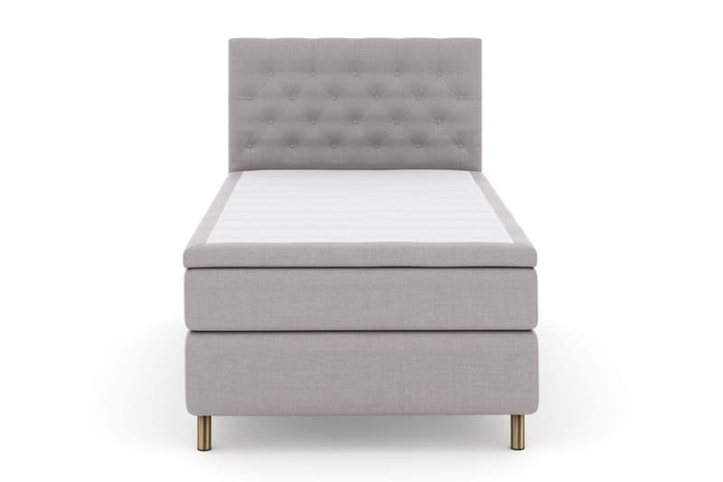 Jenkkisänky Choice No 4 120x200 Medium - Vaaleanharmaa/Kupari - Huonekalut - Sänky - Yhden hengen sängyt