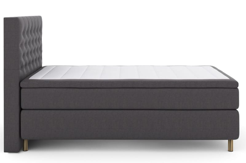 Jenkkisänky Choice No 4 140x200 Kova - Tummanharmaa/Kupari - Huonekalut - Sänky - Parisänky
