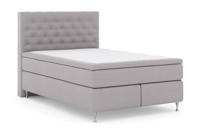 Jenkkisänky Choice No 4 140x200 Kova/Medium - Vaaleanharmaa/Hopea - Huonekalut - Sänky - Parisänky