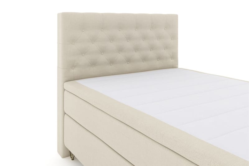 Jenkkisänky Choice No 4 160x200 Kova/Medium - Beige/Metalli V-malli - Huonekalut - Sänky - Jenkkisängyt