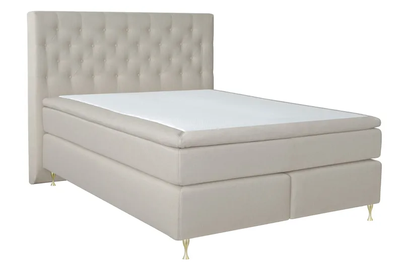 Jenkkisänky Choice No 4 180x200 Kova - Beige/Kulta - Huonekalut - Sänky - Parisänky