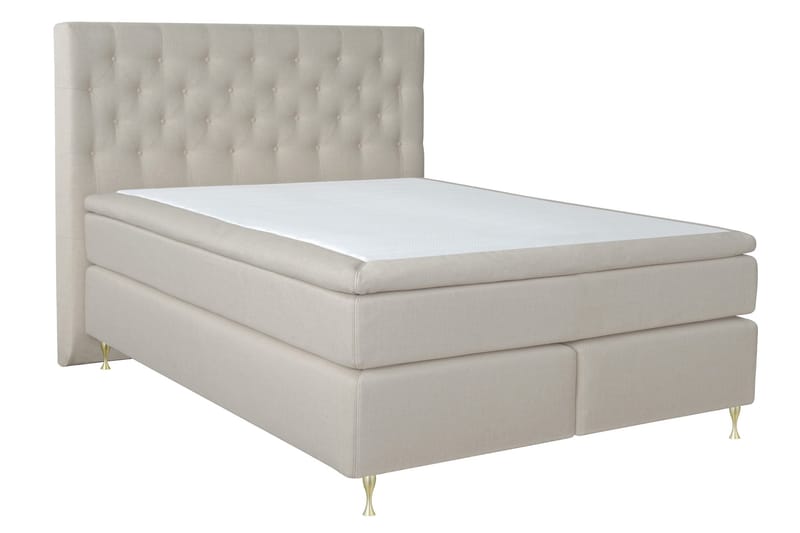 Jenkkisänky Choice No 4 180x200 Kova - Beige/Kulta - Huonekalut - Sänky - Parisänky