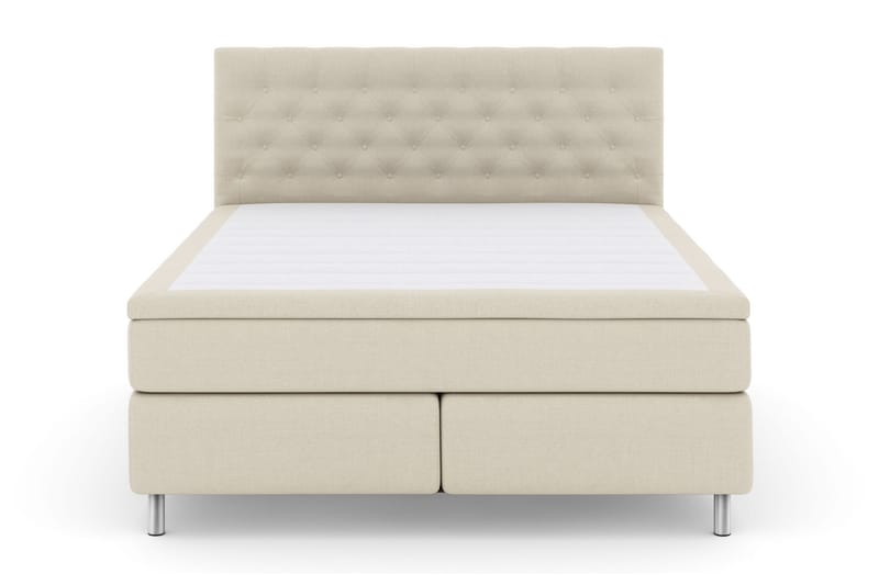 Jenkkisänky Choice No 4 180x200 Kova/Medium - Beige/Metalli - Huonekalut - Sänky - Jenkkisängyt