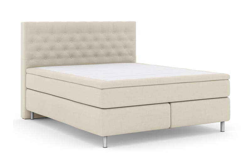 Jenkkisänky Choice No 4 180x200 Kova/Medium - Beige/Metalli - Huonekalut - Sänky - Jenkkisängyt