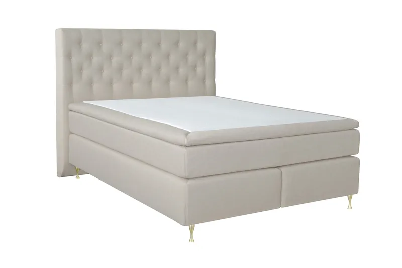 Jenkkisänky Choice No 4 210x210 Kova/Medium - Beige/Kulta - Huonekalut - Sänky - Parisänky