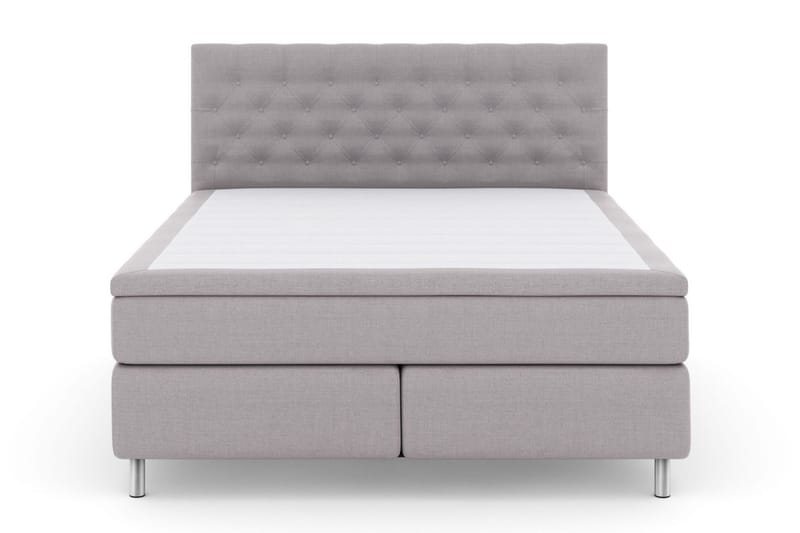 Jenkkisänky Choice No 4 210x210 Kova/Medium - Vaaleanharmaa/Metalli - Huonekalut - Sänky - Parisänky