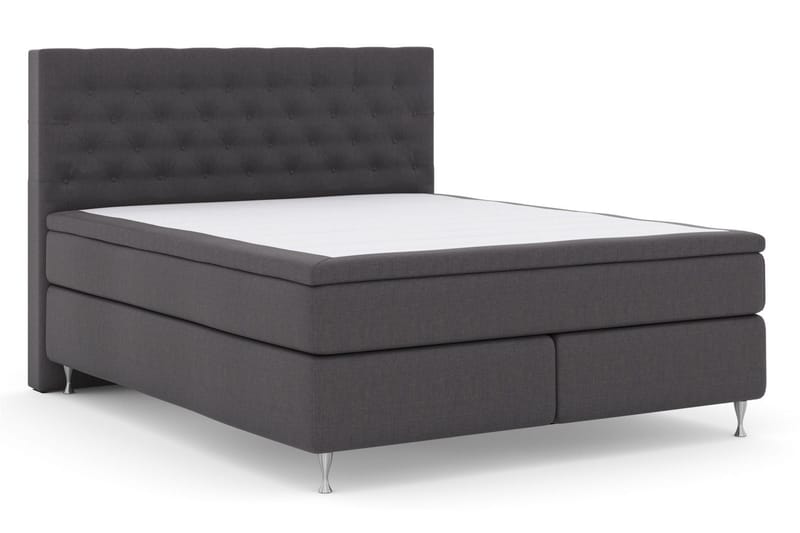 Jenkkisänky Choice No 4 210x210 Medium - Tummanharmaa/Hopea - Huonekalut - Sänky - Parisänky