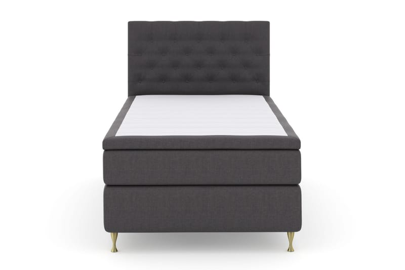 Jenkkisänky Choice No 5 120x200 Kova Lateksi - Tummanharmaa/Kulta - Huonekalut - Sänky - Jenkkisängyt