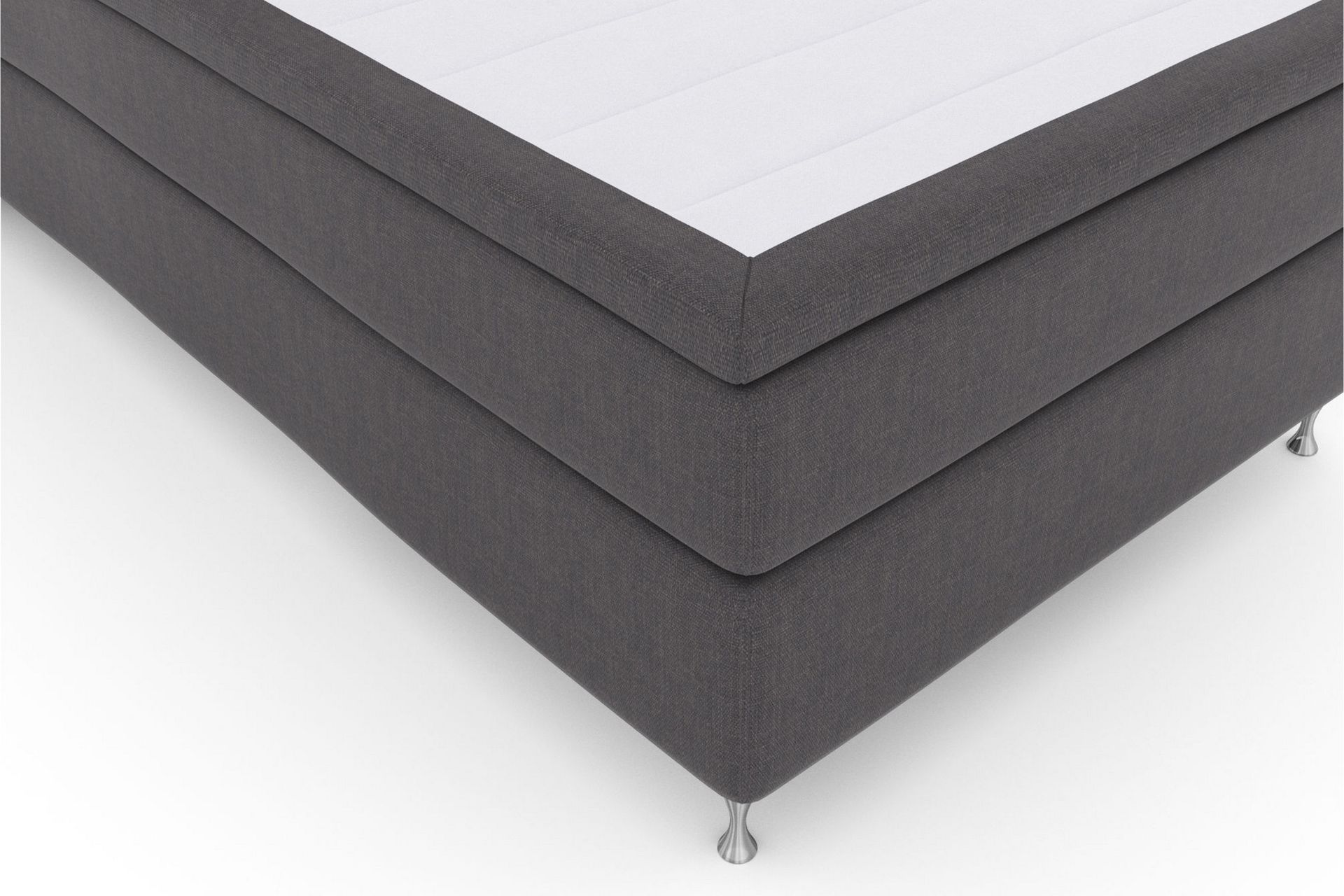 Jenkkisänky Choice No 5 120x200 Kova Watergel - Tummanharmaa/Hopea - Huonekalut - Sänky - Jenkkisängyt