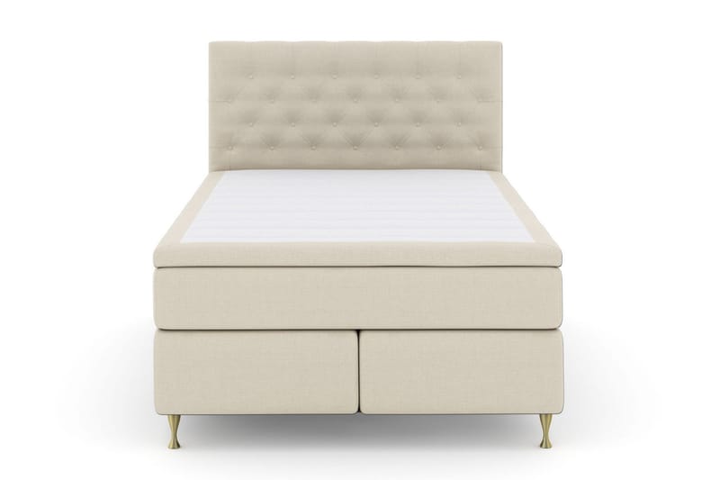Jenkkisänky Choice No 5 140x200 Kova Lateksi - Beige/Kulta - Huonekalut - Sänky - Parisänky