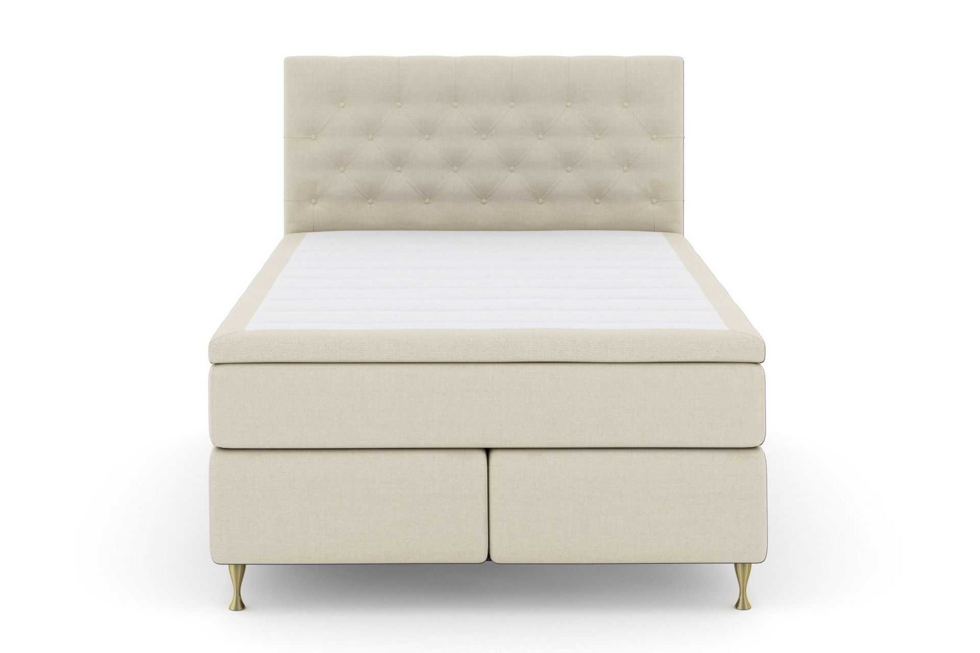 Jenkkisänky Choice No 5 140x200 Kova/Medium Lateksi - Beige/Kulta - Huonekalut - Sänky - Jenkkisängyt