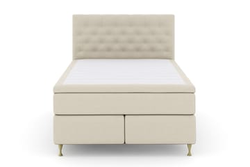 Jenkkisänky Choice No 5 140x200 Kova/Medium Lateksi - Beige/Kulta - Huonekalut - Sänky - Jenkkisängyt