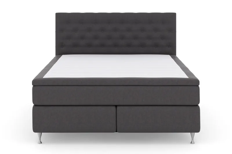 Jenkkisänky Choice No 5 160x200 Kova Lateksi - Tummanharmaa/Hopea - Huonekalut - Sänky - Parisänky