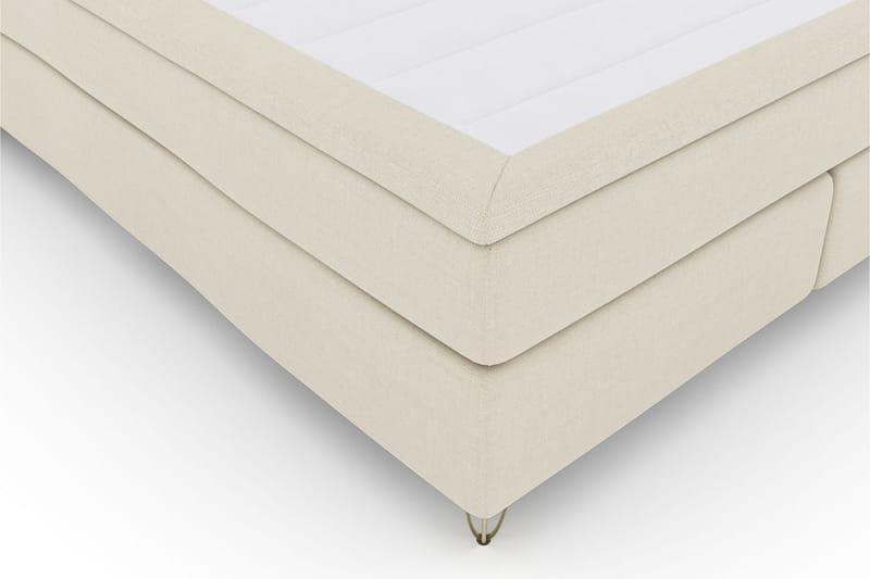 Jenkkisänky Choice No 5 180x200 Kova Lateksi - Beige/Metalli V-malli - Huonekalut - Sänky - Jenkkisängyt