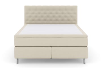 Jenkkisänky Choice No 5 180x200 Kova/Medium Lateksi - Beige/Metalli - Huonekalut - Sänky - Jenkkisängyt