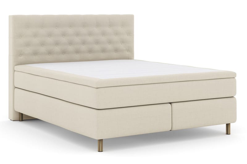 Jenkkisänky Choice No 5 180x200 Kova/Medium Watergel - Beige/Kupari - Huonekalut - Sänky - Parisänky