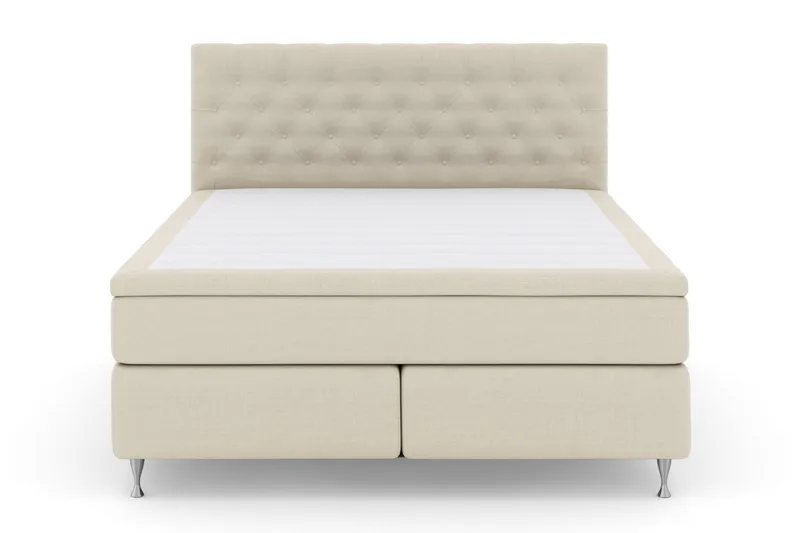 Jenkkisänky Choice No 5 210x210 Kova/Medium Lateksi, Beige/Hopea