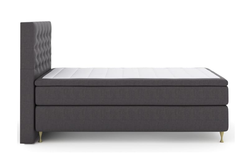 Jenkkisänky Choice No 6 120x200 Kova Memory/Pussi - Tummanharmaa - Huonekalut - Sänky - Jenkkisängyt