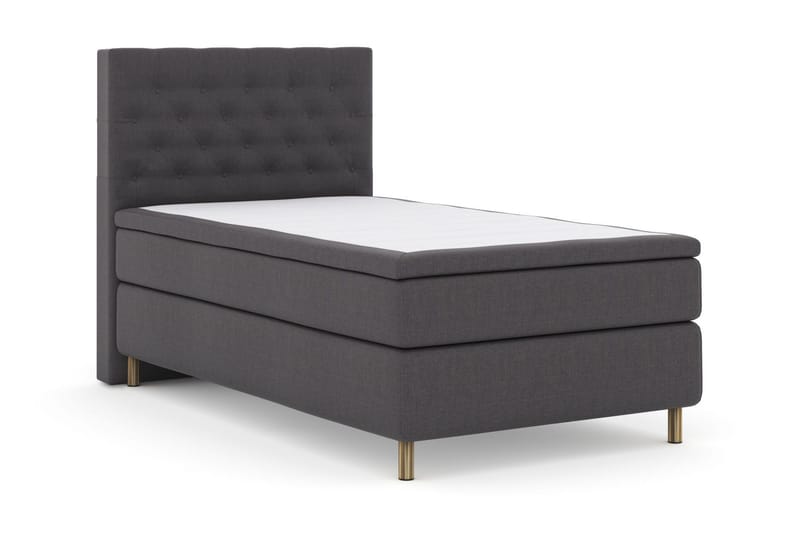 Jenkkisänky Choice No 6 120x200 Kova Watergel - Tummanharmaa/Kupari - Huonekalut - Sänky - Yhden hengen sängyt