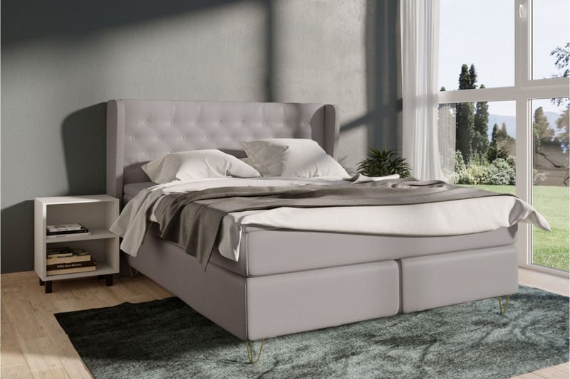 Jenkkisänky Choice No 6 120x200 Kova Watergel - Vaaleanharmaa - Huonekalut - Sänky - Jenkkisängyt