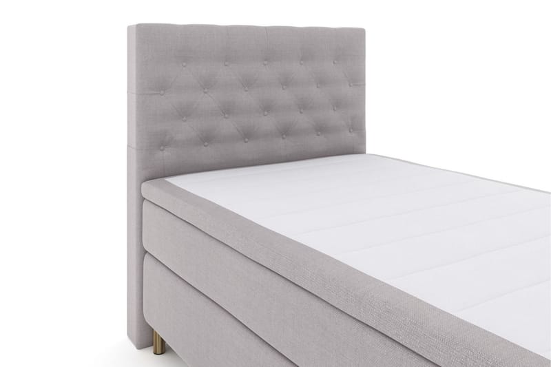 Jenkkisänky Choice No 6 120x200 Kova Watergel - Vaaleanharmaa/Kupari - Huonekalut - Sänky - Jenkkisängyt