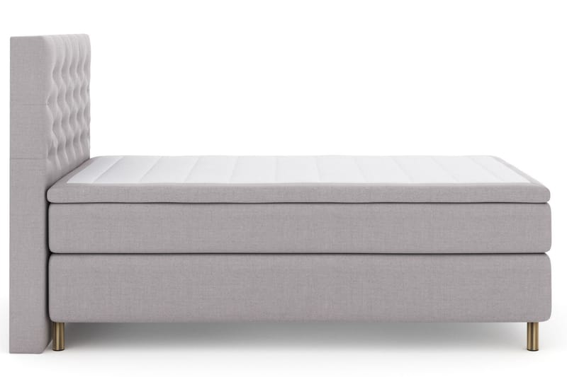 Jenkkisänky Choice No 6 120x200 Kova Watergel - Vaaleanharmaa/Kupari - Huonekalut - Sänky - Jenkkisängyt