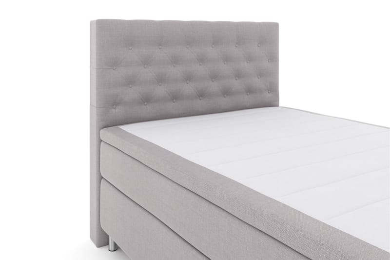 Jenkkisänky Choice No 6 140x200 Kova Watergel - Vaaleanharmaa/Metalli - Huonekalut - Sänky - Jenkkisängyt