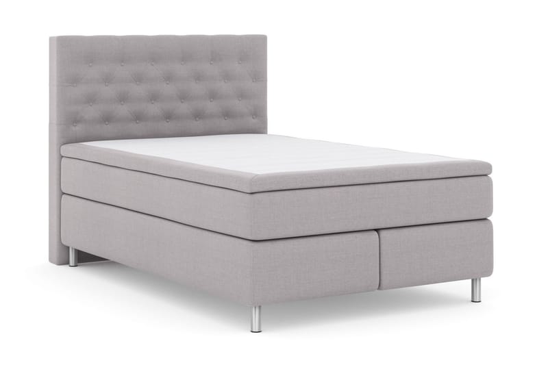 Jenkkisänky Choice No 6 140x200 Kova Watergel - Vaaleanharmaa/Metalli - Huonekalut - Sänky - Jenkkisängyt
