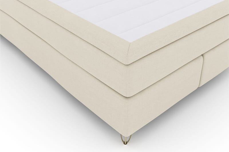 Jenkkisänky Choice No 6 140x200 Kova/Medium Lateksi/Memory - Beige/Metalli V-malli - Huonekalut - Sänky - Parisänky