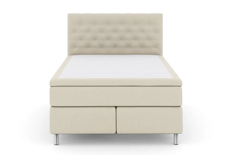Jenkkisänky Choice No 6 140x200 Kova/Medium Lateksi/Memory, Beige/Metalli