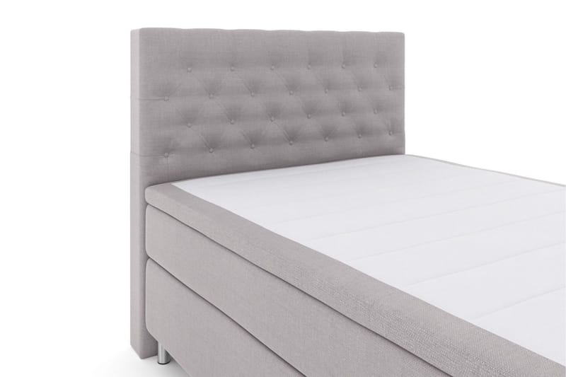 Jenkkisänky Choice No 6 140x200 Kova/Medium Watergel - Vaaleanharmaa/Metalli - Huonekalut - Sänky - Parisänky