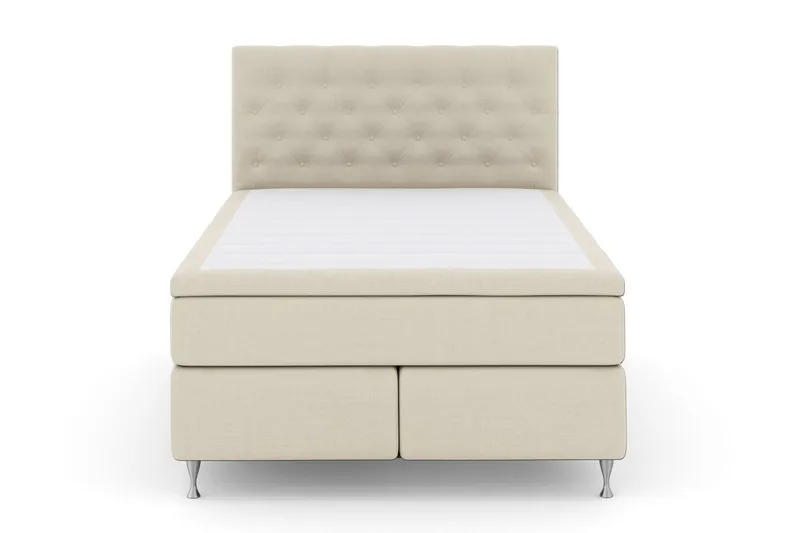 Jenkkisänky Choice No 6 140x200 Medium Memory/Pussi - Beige/Hopea - Huonekalut - Sänky - Jenkkisängyt