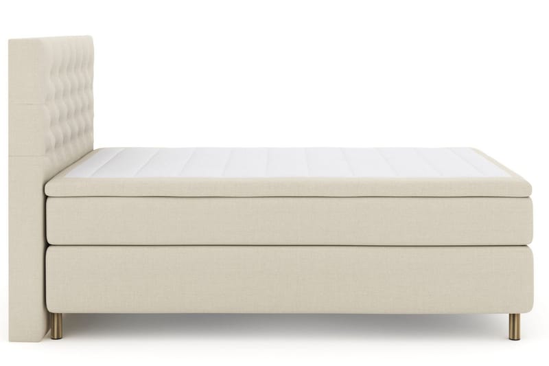 Jenkkisänky Choice No 6 160x200 Kova/Medium Lateksi/Memory - Beige/Kupari - Huonekalut - Sänky - Parisänky