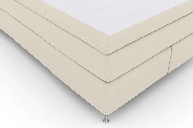 Jenkkisänky Choice No 6 160x200 Medium Watergel - Beige/Hopea - Huonekalut - Sänky - Parisänky