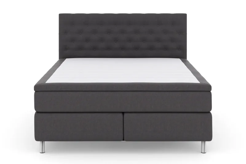 Jenkkisänky Choice No 6 160x200 Medium Watergel - Tummanharmaa/Metalli - Huonekalut - Sänky - Parisänky