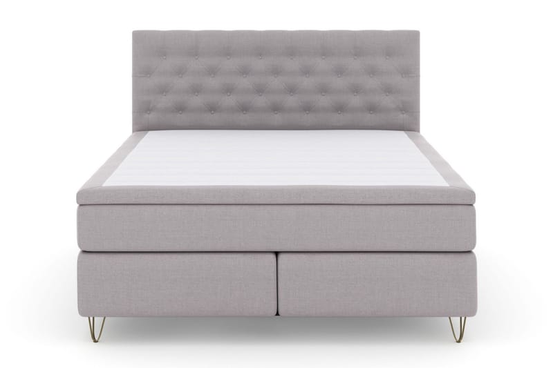 Jenkkisänky Choice No 6 180x200 K/M Memory/Pussi - Vaaleanharmaa/Metalli V-malli - Huonekalut - Sänky - Parisänky