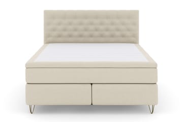 Jenkkisänky Choice No 6 180x200 Medium Watergel - Beige/Metalli V-malli - Huonekalut - Sänky - Jenkkisängyt