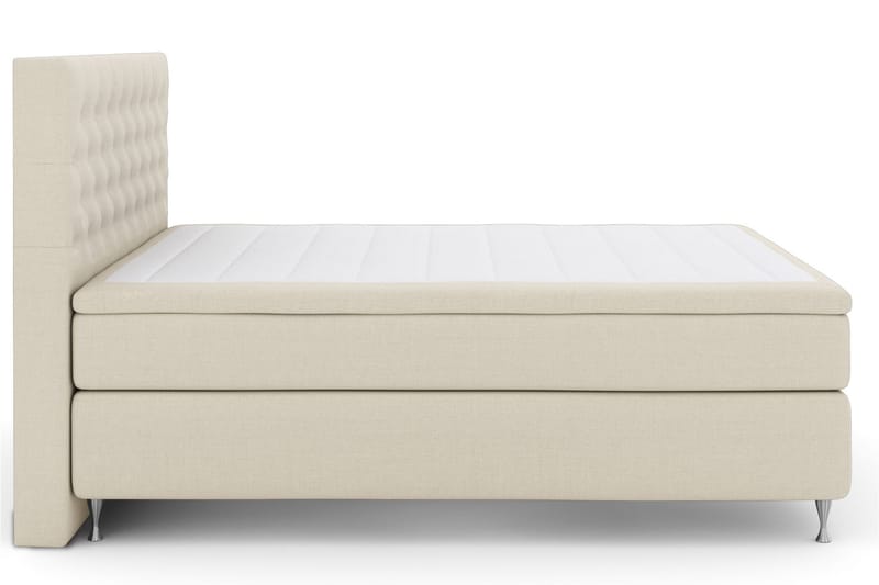 Jenkkisänky Choice No 6 210x210 Medium Lateksi/Memory - Beige/Hopea - Huonekalut - Sänky - Jenkkisängyt