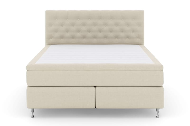 Jenkkisänky Choice No 6 210x210 Medium Lateksi/Memory - Beige/Hopea - Huonekalut - Sänky - Jenkkisängyt