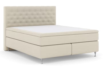 Jenkkisänky Choice No 6 210x210 Medium Lateksi/Memory - Beige/Hopea - Huonekalut - Sänky - Jenkkisängyt