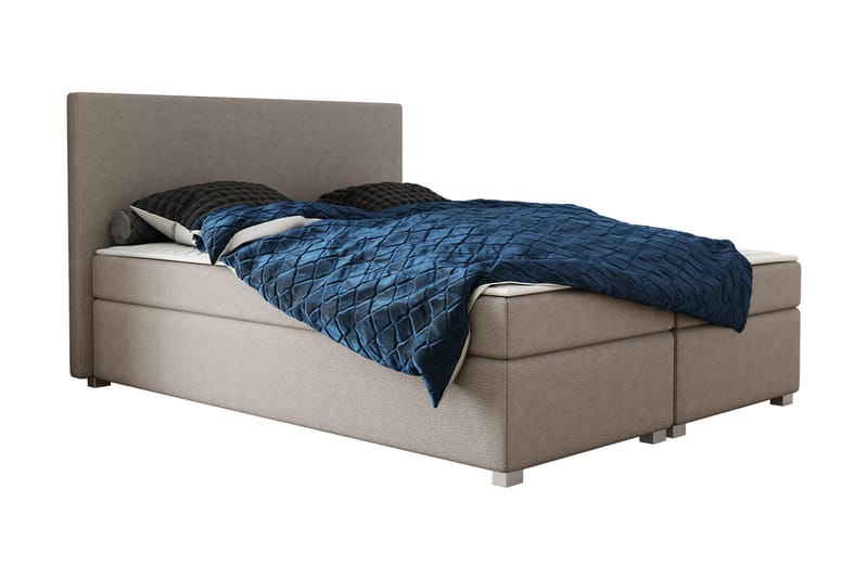 Jenkkisänky Concas 160x200 cm - Beige - Huonekalut - Sänky - Jenkkisängyt