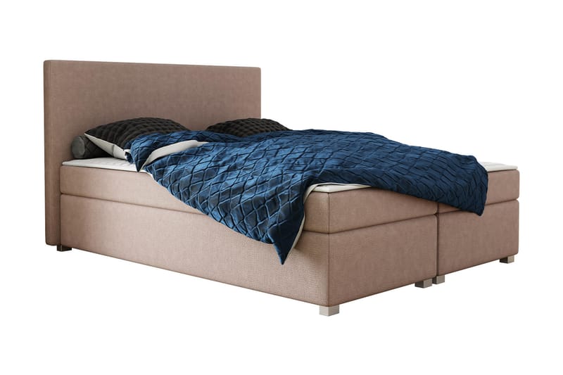 Jenkkisänky Concas 180x200 cm - Vaaleanpunainen/Beige - Huonekalut - Sänky - Jenkkisängyt
