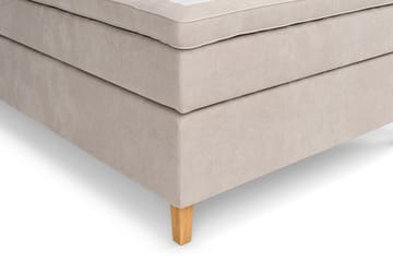 Jenkkisänky Estelle 120x200 cm Sametti - Beige - Huonekalut - Sänky - Sänkypaketti